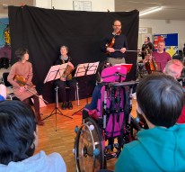 Die Spieler und Spielerinnen des Vitus Quartetts